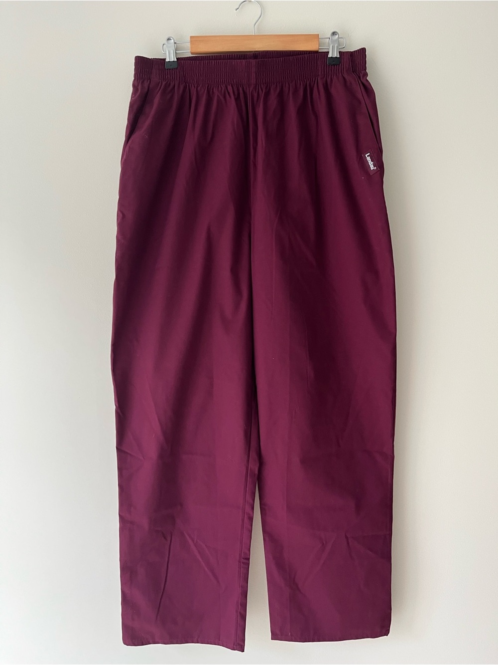Landau Maroon Scrub Pants